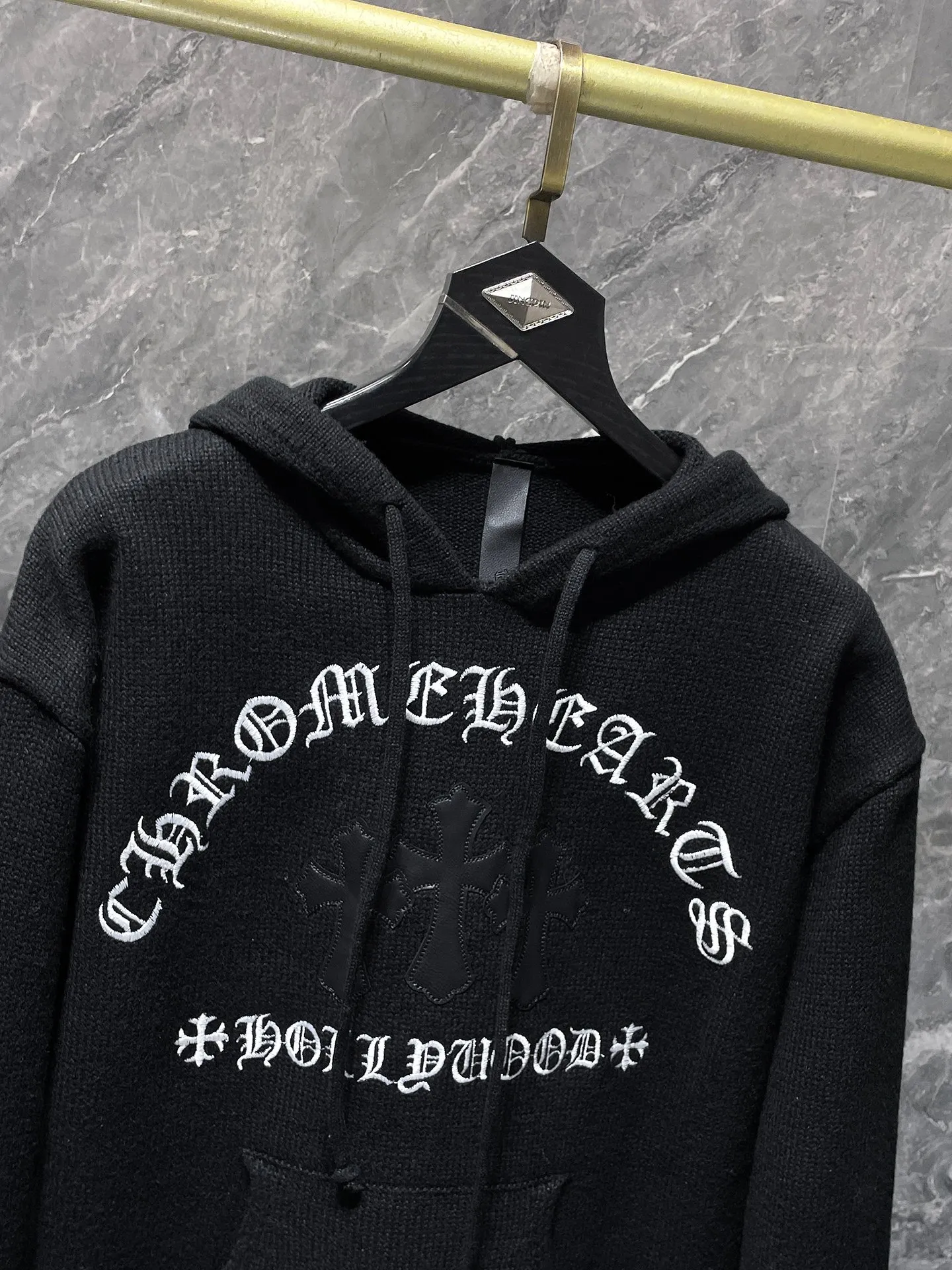 P256 Chrome Hearts🍁Sweater Series🍁 Chrome Hearts U Sailin On pullover sweater. Selected high-quality wool blended knitted fabric. Non-common version on the market. Recommended color: black
